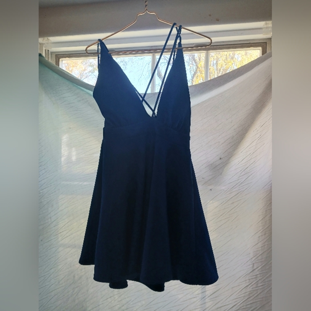 Blue dress